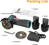12V Akku-Winkelschleifer, 2 * 76mm Schleifscheibe, mit Produktbild-Vorschau 10