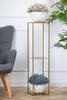 Howhomely Sgabello per fiori in metallo oro 100 cm - Anteprima dell’immagine prodotto 5