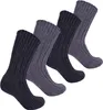 BRUBAKER 4 paires de chaussettes en alpaga avec laine Voir les images du produit 5