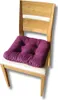 Cuscino trapuntato per sedia viola 38x38x8 cm - 1224 Anteprima dell’immagine prodotto 2