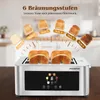 Aigostar Toaster 2/4 Scheiben, 6 Bräunungsstufen, Produktbild-Vorschau 3