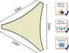 Shade Sail - Triangle - 3,6 X 3,6 X 3,6 M - Barva: krémová Náhled obrázku produktu 8