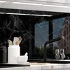Küchenrückwand selbstklebend Glasoptik - MARMOR BLACK - Produktbild-Vorschau 1
