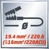 Einhell 2030335 Einhell BT-BO 16/1 A Starthilfekabel Voir les images du produit 9