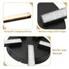 ZMH LED lampa sufitowa czarna lampa sufitowa 24W ciepłe Podgląd zdjęcia produktu 3