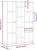 vidaXL Przegroda do pokoju / regał Artisan dąb 100x24x140cm Podgląd zdjęcia produktu 13