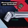 An image showing how to apply adhesive to a metal pipe fitting. Produktbild-Vorschau