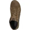 A top-down view of a brown leather boot. Podgląd zdjęcia produktu