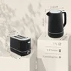 HOMCOM Wasserkocher Toaster Set Frühstück-Set mit 1,7L Produktbild-Vorschau 3