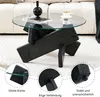 Table basse ronde multicolore (en option MDF + verre) : Voir les images du produit 6