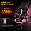 Herná stolička GTPLAYER, ergonomická, s látkovým povrchom, Náhľad obrázku produktu 3