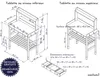 WONDERMAKE Grande table de jardinage blanche avec 3 tiroirs Voir les images du produit 7
