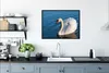 MuchoWow® Gerahmtes Poster Schwan - Wasser - Vogel - Weiß Produktbild-Vorschau 3