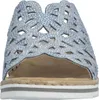 Das Bild zeigt einen flachen Schuh in Hellblau mit einem minimalistischen Design. Der Schuh ist von der Seite betrachtet und vermittelt einen lässigen und modernen Eindruck. Produktbild-Vorschau
