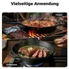 Bratpfanne aus Gusseisen Ø30cm, Feuerpfanne mit Griff und Produktbild-Vorschau 8