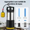 Wiltec Pompe à eau immergée 1200 W – 6000 l/h – Refoulement Voir les images du produit 4