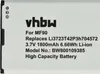vhbw Akku kompatibel mit ZTE FALCON Z-917, FALCON Z-917 4G Produktbild-Vorschau 5