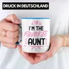 Trendation - I'm The Favorite Aunt Tasse Geschenk Beste Produktbild-Vorschau 2