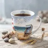 Tasse aus Porzellan Beach walk  - Spazieren am Strand 0,4L, Produktbild-Vorschau 2