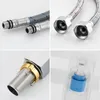 Wasserfall Waschtischarmatur Hoch, 304 Edelstahl Chrom, Produktbild-Vorschau 10