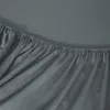 Lenzuolo con angoli 140x200 - Grigio - In cotone di alta Anteprima dell’immagine prodotto 4