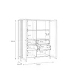 Vitrine Standschrank Vitrinenschrank Beistellschrank Produktbild-Vorschau 9
