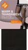 NUR DIE Feinstrumpfhose Warm & Transparent - schwarz - Produktbild-Vorschau 1