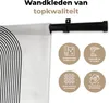 MuchoWow® Wandteppich Wandbehang Abstrakt - Schwarz - Weiß Produktbild-Vorschau 3
