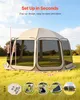 VEVOR Campingzelt, 457,2x420,6x245 cm, Partyzelt für 12–15 Produktbild-Vorschau 2