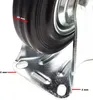 Wiltec Transportrollen Set 125mm 2x Lenkrolle ungebremst Produktbild-Vorschau 6