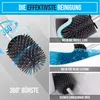 Strex Toilettenbürste Silikon mit Halter Schwarz - Schnell Produktbild-Vorschau 4