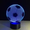 LED Nachtlampe 3D Fußball Kinderlampe Tischlampe RGB USB Produktbild-Vorschau 6