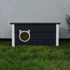 QLS Zateplený dřevěný domek pro kočky 73×52×38cm se závěsem Náhled obrázku produktu 8