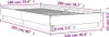 Bettgestell Schwarz 100x200 cm Holzwerkstoff Produktbild-Vorschau 8