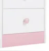 Nachttisch RONDO, Kiefer massiv, weiß-rosa lackiert, 2 Produktbild-Vorschau 6