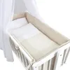 Baby-Delux Wiegenset Bettwäsche Set 6-tlg Waffelpique Produktbild-Vorschau 2