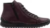 A single burgundy boot is shown against a white background. Produktbild-Vorschau