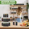 Gewürzgläser Set 24er: Eckige Gewürzdosen Glas mit Produktbild-Vorschau 5