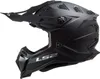 LS2 MX700 Subverter Evo II Solid Motocross Helm, schwarz Produktbild-Vorschau 2