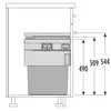 HAILO 3608461 CARGO SYNCHRO mit 55 Liter Volumen für 45 cm Produktbild-Vorschau 15