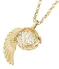 Morella Damen Halskette gold Edelstahl 70 cm mit goldenem Produktbild-Vorschau 2