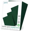 pavo 8032464 Copertina in pelle DIN A4 verde scuro Anteprima dell’immagine prodotto 1