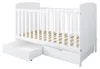 ZEE Weiß Babybett 140x70 cm PHILIP 3in1 mit 2 Schubladen Produktbild-Vorschau 3