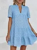Sommerkleid aus Spitze für Damen, durchbrochenes Muster, Produktbild-Vorschau 4