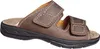 Jomos Pantolette braun Klettverschl. Gr. 42 Produktbild-Vorschau 3