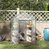 Outsunny Serre de jardin avec étagères 3 niveaux, serre de Voir les images du produit 2