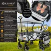KESSER® Bollerwagen Faltbar GTS-9100 mit Dach Handwagen Produktbild-Vorschau 3