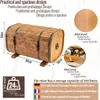 CREATIVE COOPER Rustikale Holztruhe in Fassform | Produktbild-Vorschau 3