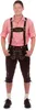 Edelnice Trachtenlederhose Kniebundhose dunkelbraun 48 Produktbild-Vorschau 4