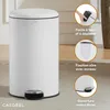 CASABEL Poubelle Cuisine 50L - 100% Acier Inoxydable, Voir les images du produit 6
